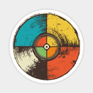 Retro Vinyl Record Pop Art | Music Lover Gift Magnet